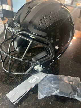 VICIS Kids Black football helmet Protective Face Mask Helmet